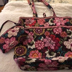 Vera Tote and matching Clutch!!